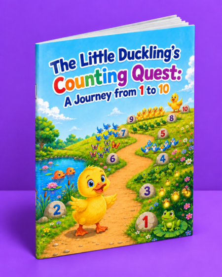 The Little Ducklings' Counting Quest: Journey from 1 to 10